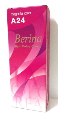 Permanent Hair Dye Color Cream # A24 Magenta Made in Thailand by Capushino