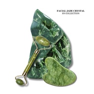 ( Original ) Facial Massager Jade Roller & Gua Sha - SN Collection