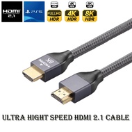 Unite Ultra Hight Speed HDMI v2.0/v2.1 8k 60hz 4k 120hz 2k 144hz HD UHD HDMI Cable Male To Male Socket TV &amp; PC Monitor