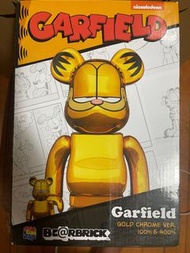 Bearbrick Garfield 400% chrome