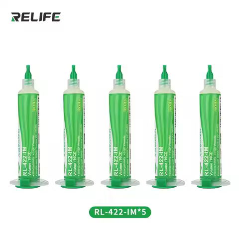 RELIFE RL-422-IM Lead-free Halogen-free Solder Paste Special Flux For Maintenance Solder Tools Safet