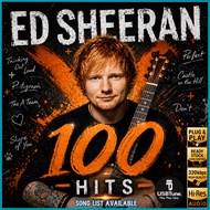 【Ed Sheeran 艾德·希兰】•100 Hits• USB Pendrive MP3 车载音乐U盘 Car Audio HQ Sound READY STOCK | E006