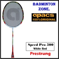 Apacs Speed Pro 500 (White Red)(3UG2) Badminton Racket