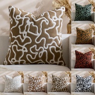 New Square Geometric Tufted Cushion Cover Throw Pillow Case Sofa Home Decor 18 inch/45 cm