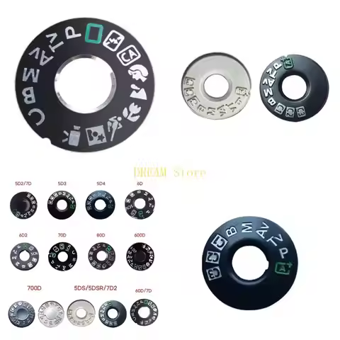 For 5D2 5D3 60D 70D 6D 7D 80D 600D Dial Button Label Top Cover Dial Plate Tag best sale