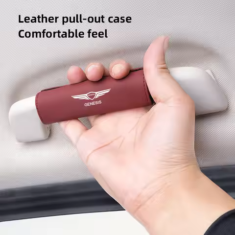 Car Interior Handle Protection Cover Roof Pull Gloves For Genesis G80 GV70 GV80 GV60 G70 G90 GV90 X