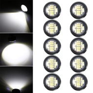 10pcs 12V 15W Eagle Eye LED Light 12SMD Car Day-time Running Light Motorcycle Screw Lamp Backup Sign