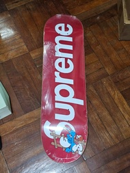 SUPREME 20FW SMURFS SKATEBOARD Red
