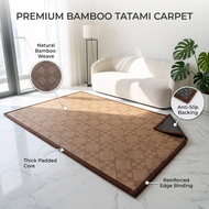 Hot Sale Bamboo Tatami Carpet Cooling Summer Mat Thick Anti-Slip Rug Living Room Bedroom 90x180 to 1