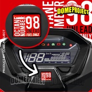 HONDA SPEEDOMETER EMBLEM LOGO OCTANE 98 RAISED STICKER MOTORCYCLE STICKER MOTORCYCLE ACCESSORIES SPE