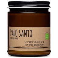 Maison Palo Santo Raw Genuine Palo Santo Essential Oil from Ecuador Aromatherapy Candle 9oz Handcraf