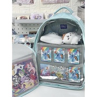 STILLWAWOO Large Multifunctional Backpack Pain Bag Baby Bag School Bag Comic Exhibition Concert Back