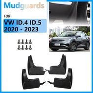 Mud Flaps For Volkswagen VW ID.4 ID.5 ID4 ID5 EV 2023 2022 2021 2020 Accessories Mudguards Front Rea