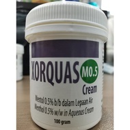 Xorquas M0.5 / M1 / M3 / M5 Menthol w/w in Aqueous Cream 100g