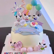 Cute  Pacha Dog Doll Pacha Dog Cake Decoration Ornament