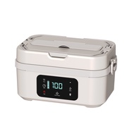 กล่องข้าวอุ่นไฟฟ้าแบบพกพาไร้สาย ความจุ 1.5 ลิตร แบตเตอรี่แบบชาร์จซ้ำได้ 10000mAh อุ่นได้ด้วยตัวเอง ก