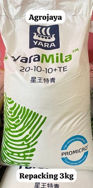 3KG Repack/ Baja Bunga Daun Fertilizer NPK 20-10-10 YaraMila Brand