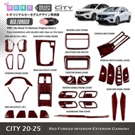 Awesome2u Honda City GN2 GN5 Sedan Hatchback 2020-2025 Red Forged Interior Exterior Garnish Accessor