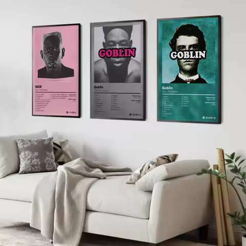 Hip Hop Rock Flower Boy Goblin Pop Rap Music Album Cover Artist Tyler The Creator Posters Rapper Can