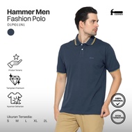 Hammer Men Fashion POLO | Men's Regular Short Sleeve Navy Collar T-Shirt D1PI011N1