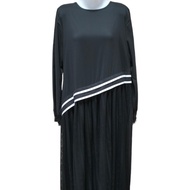 gamis kombinasi brokat