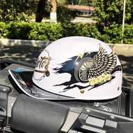 High Quality Summer Half Helmet Motorcycle Baseball Helmet Retro Harley Motorcycle Helmet Riding Gua