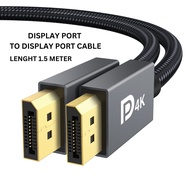Display port to Display port Cable DP to DP Cable 1.5 meter