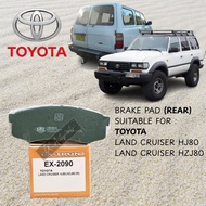 PAD BRAKE BELAKANG TOYOTA LAND CRUISER HJ80 HZJ80