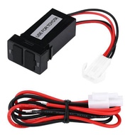 ✽12V 2.1A Dual USB Port Car Charger Socket,toyota,proton,perodua☀