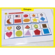 10 pages Montessori Kids Learning Quiet book Matching Busy book Teaching Tool Activity book 3 years 