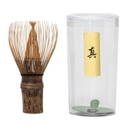 Bamboo Matcha Whisk Traditional Mixing Brush Matcha Green Tea Powder Stirrer Dark