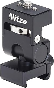 Nitze Field Monitor Mount (NATO Clamp to Retractable 1/4" Locating Pins), Swivel and Tilt Adjustable