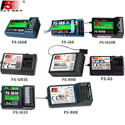 Flysky Receiver FS-GR3E FS-A6 FS-R6B FS-X6B FS-iA6 FS-iA6B FS-A8S FS-R9B FS-iA10 FS-iA10B RC Receive