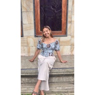 Sabrina CROP TOP Women's CROP TOP-Current CROP TOP- Short Sleeve CROP TOP CROP TOP