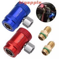 【BMSG】 2Pcs R1234yf Quick Connector Adapter Auto AC High/Low Side R1234yf Quick Couplers Refrigerant