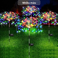 1 Chiếc 490LED Năng Lượng Mặt Trời Pháo Hoa Đèn Ngoài Trời Chống Nước Sân Vườn Hoa Bãi Cỏ Con Đường 