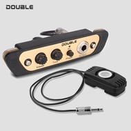 [LIS1] DOUBLE CJ01L Cajon Box Drum Preamp Pickup Musical Instrument with Mic 1/4 Inch Jack