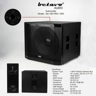 speaker subwoofer aktif 18 inch betavo sa 180 pro 1000 original mantap