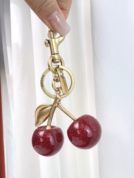 official store new bag accessories apple cherry key chain pendant