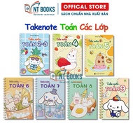 XO TAKE NOTE Math Formula Notebook Spring Plastic Cover - Size A5 - Grades 2/3/4/5/6/7/8/9 (latest) 