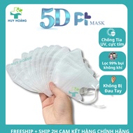 [Sỉ Thùng 500C] Khẩu trang 5D Phương Tuyến PT mask 3 lớp kháng khuẩn chống UV bụi và chống nắng