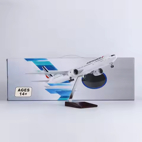 1:157 Scale 47cm Large 777 Airplane Model Air France Boeing B777 Aircraft Model Die-cast Aircraft wi