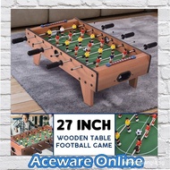 27 Inch Wooden Soccer Table Game Football Tabletop Football Indoor Game Kids Family Toy Permainan Bo