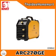 KOVET ตู้เชื่อมไฟฟ้า 190A ARC270GE (สายเชื่อม 1.8 ม./ สายกราวด์ 1.2 ม.) รับประกันศูนย์ 2 ปี