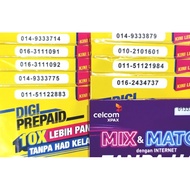 Digi Celcom Hotlink Maxis Unregister Prepaid Sim Nice Phone Number Pilih Nombor Cantik Vip Mobile Choose Golden Prabayar