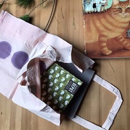 植物染購物棉袋(大容量)－紫泡泡