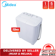 [DELIVERED BY SELLER] Midea 13.0kg Semi Auto Washing Machine MSW-1308P