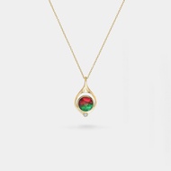 Kaimirra Everglow Dewdrop Ammolite Pendant