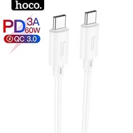Genuine Hoco type c to typec fast charging cable 60w fast charging cable with 2 typec heads for sams