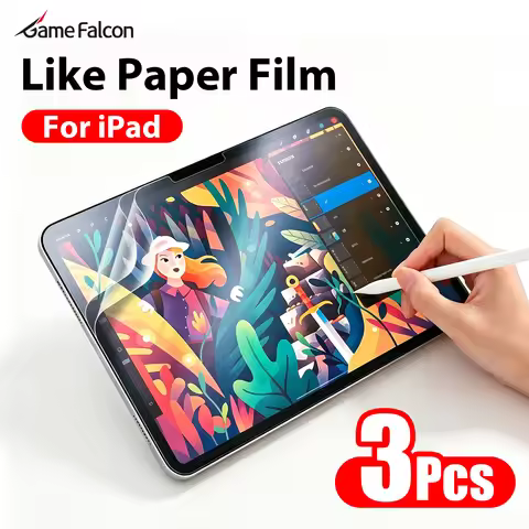 Like Paper Film For iPad 11th A16 10 9 9th 10th Generation Air 11 M4 M3 M2 5 4 Pro 13 M5 12.9 Mini 7